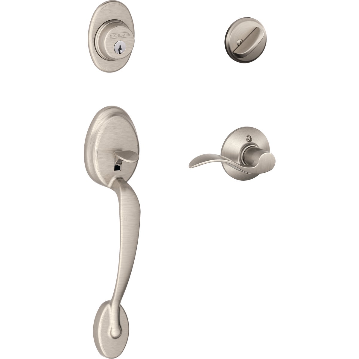 SN PLYMOUTH HANDLESET - F60VPLYXACC619 by Schlage Lock Co