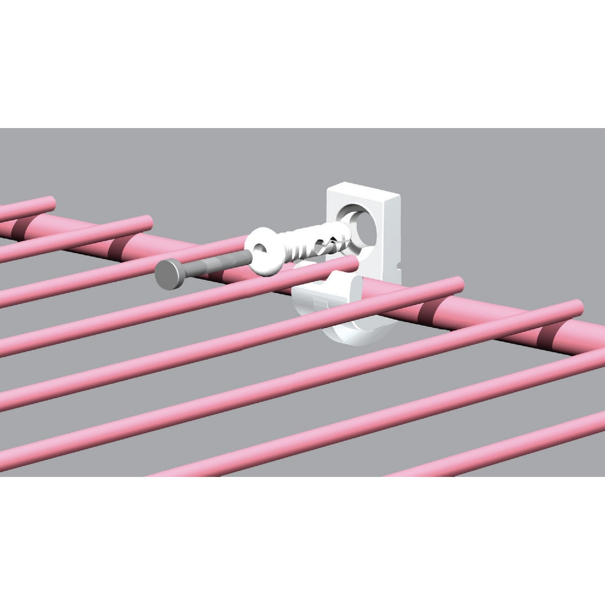 WIRE SHELF WALL CLIPS