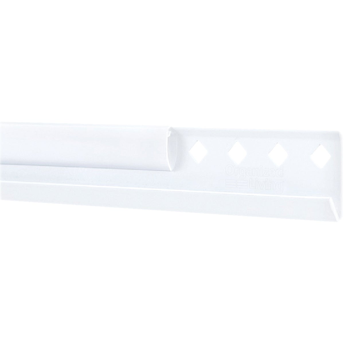 WHITE 24" HANGING RAIL - 7913442411 by Schulte Corp