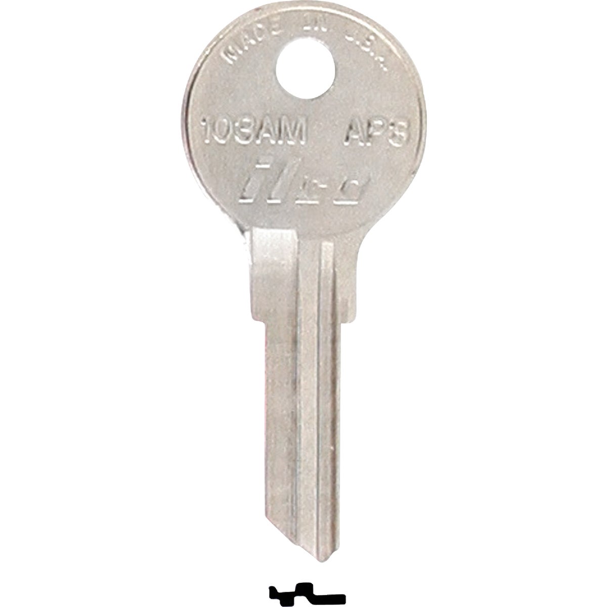 AP3 APS FILE CABINET KEY - 103AM by Ilco Corp