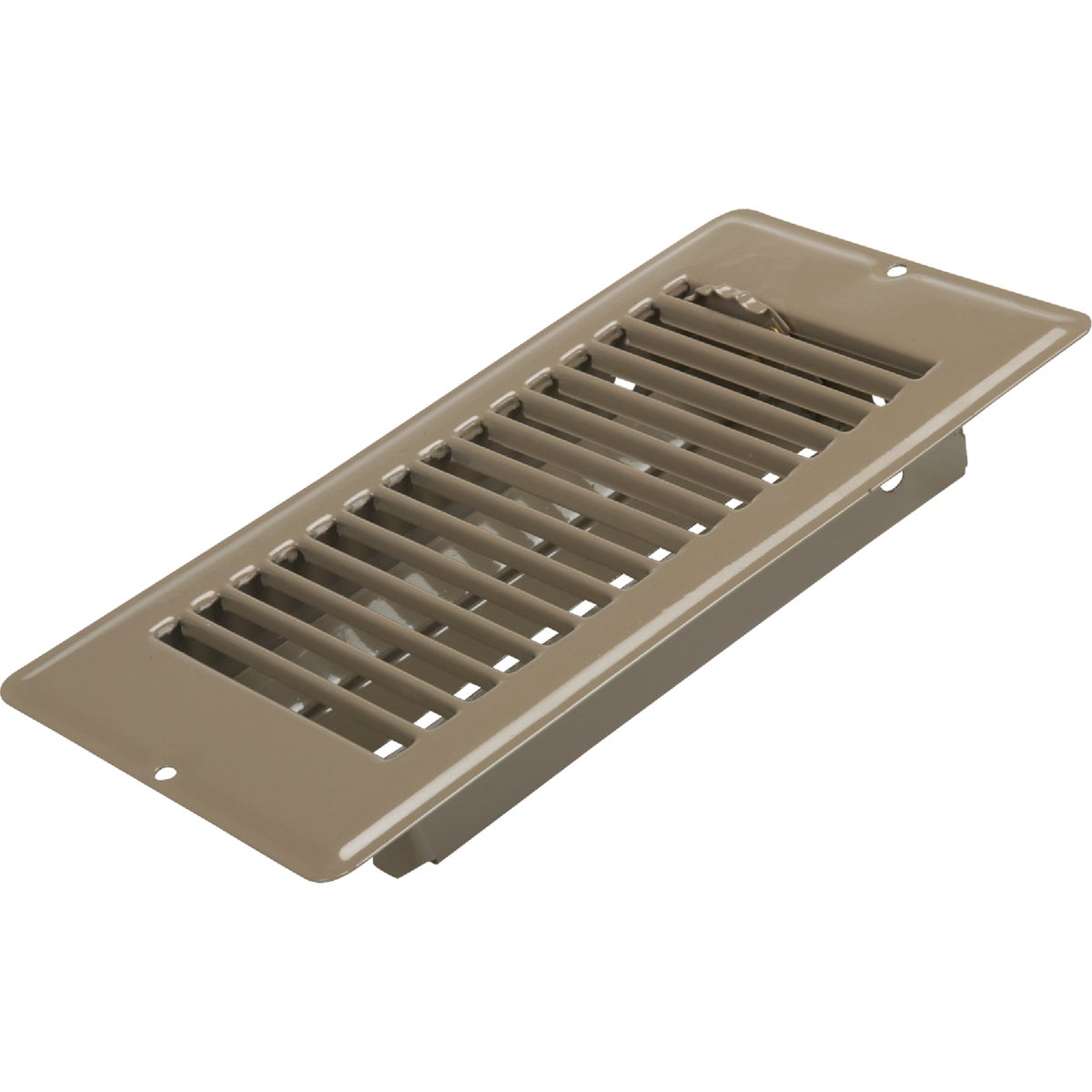 4x8 Brown Floor Register - V-056IB by U S Hardware