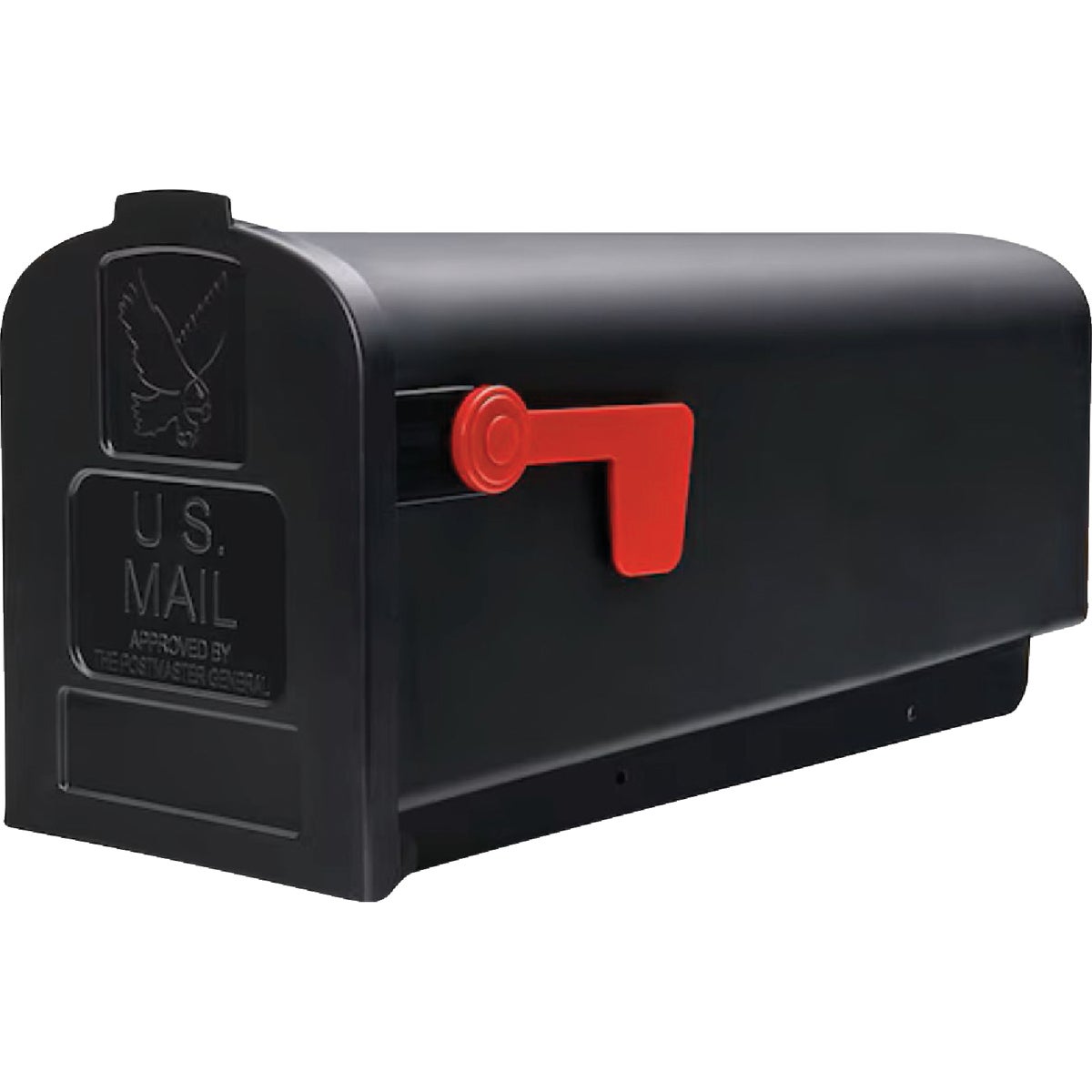 #1 BLACK POLY MAILBOX - T-R4501BL by Flambeau Products Co