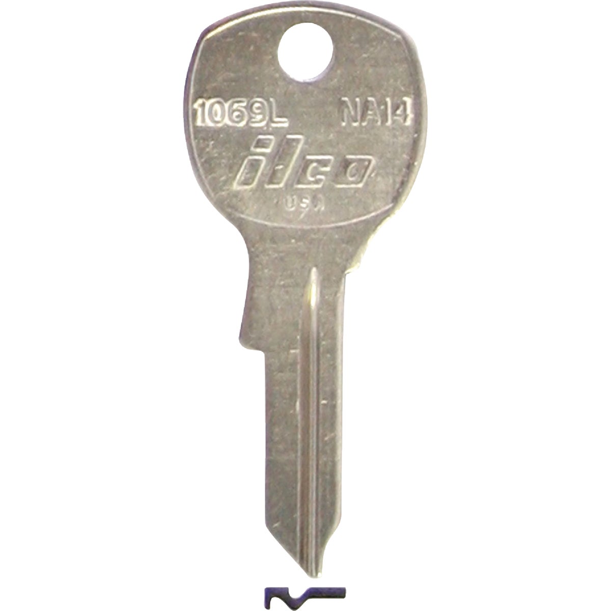 NA14 NATIONL CABINET KEY - 1069L by Ilco Corp