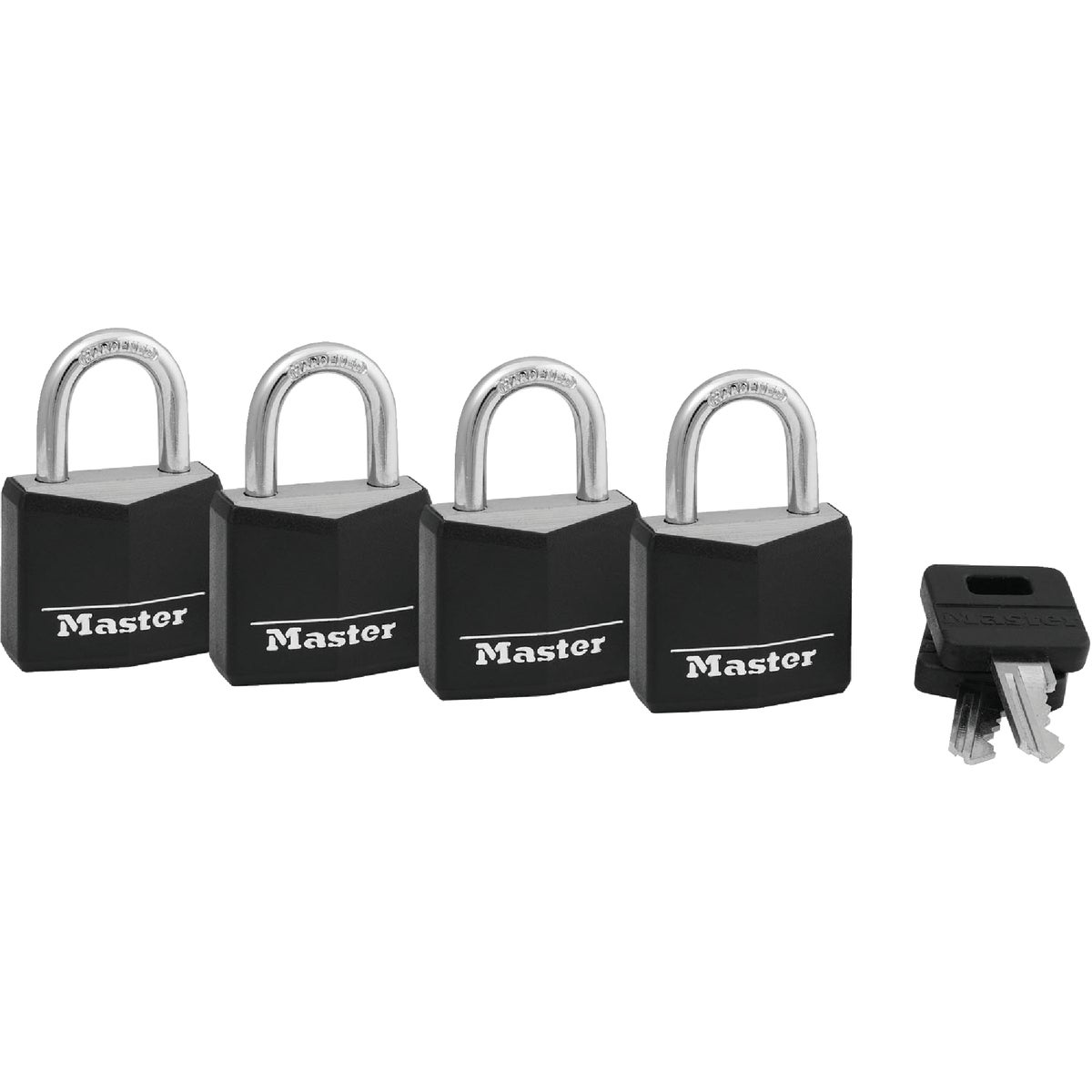 4PK 1-3/16"CVR A PADLOCK - 131Q by Master Lock Company