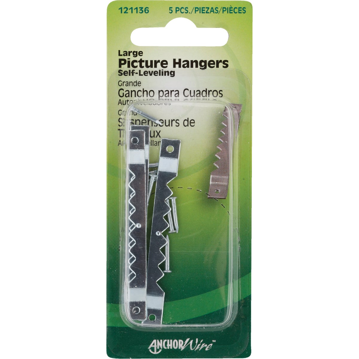 SAWTOOTH HANGER - 121136 by Hillman Fastener