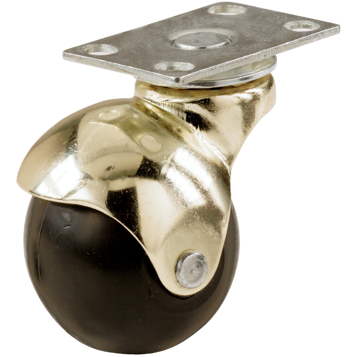 2" HOOD BALL PLAT CASTER - 227676 by Shepherd Hardware