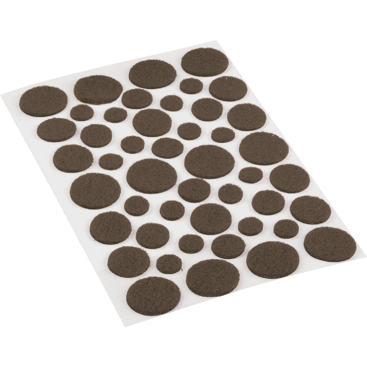 46pcs Asst Gr Felt Pads - 227686 by Shepherd Hardware