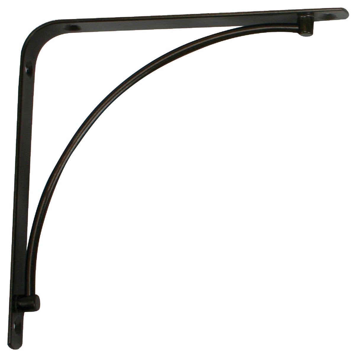 6" BLK MANCHESTR BRACKET - 200M BLK 6 by Knape & Vogt Mfg Co