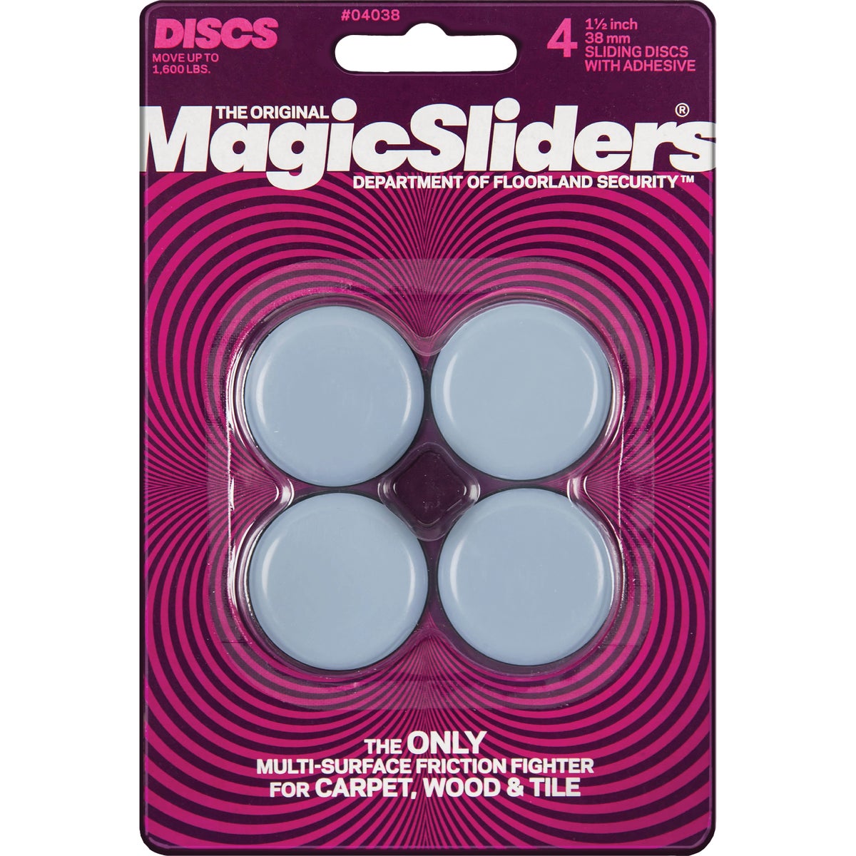 1-1/2" RND MAGIC SLIDER - 04038 by Magic Sliders
