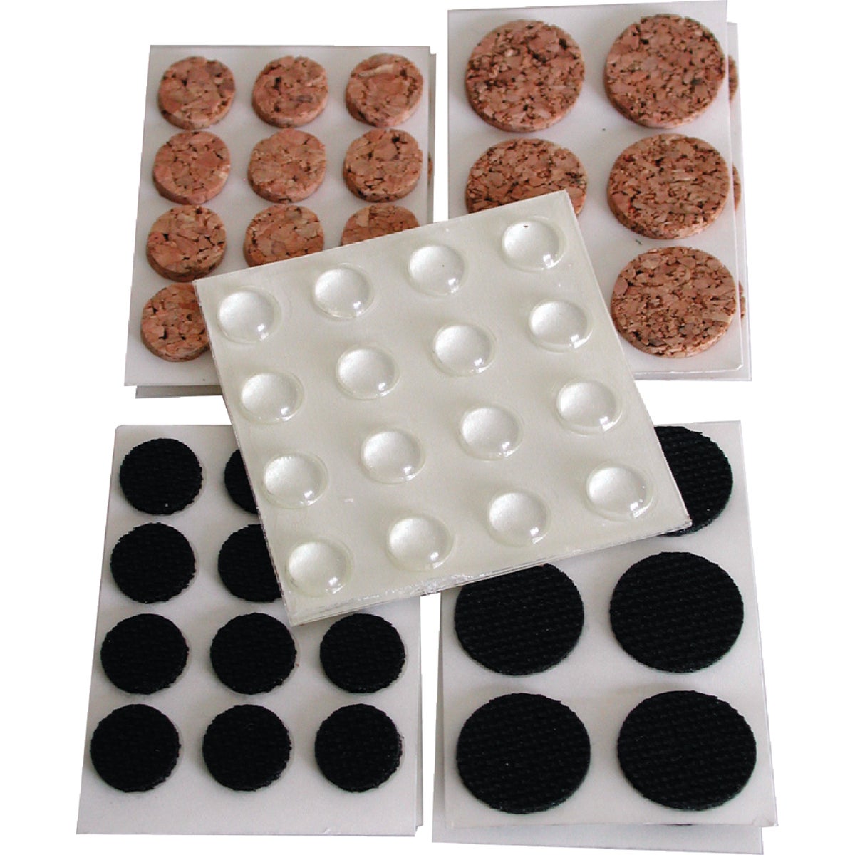 88 ASST FELT CORK VL PAD - 230952 by Shepherd Hardware