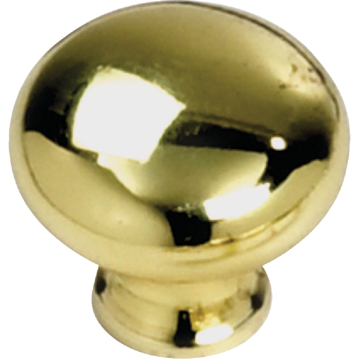 1-1/4" POLISH BRASS KNOB - 54437 by Laurey Co