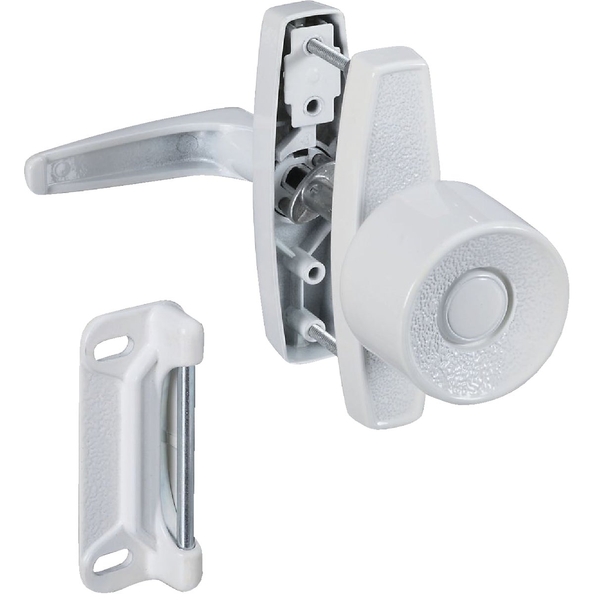 WHITE KNOB LATCH - N212993 by National Mfg Co