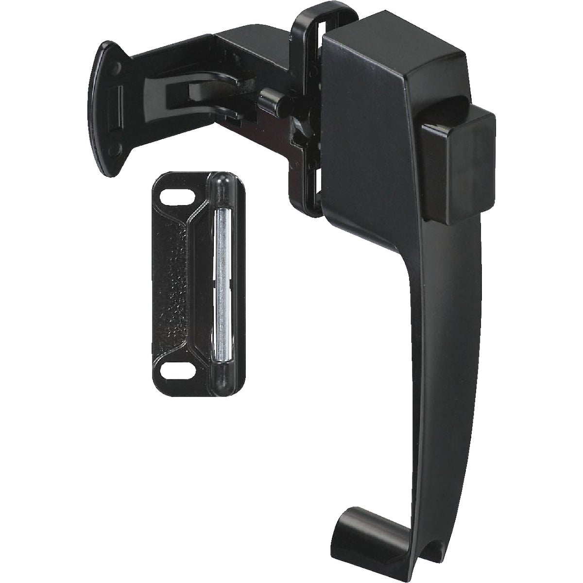BLACK PUSHBUTTON LATCH - N178350 by National Mfg Co