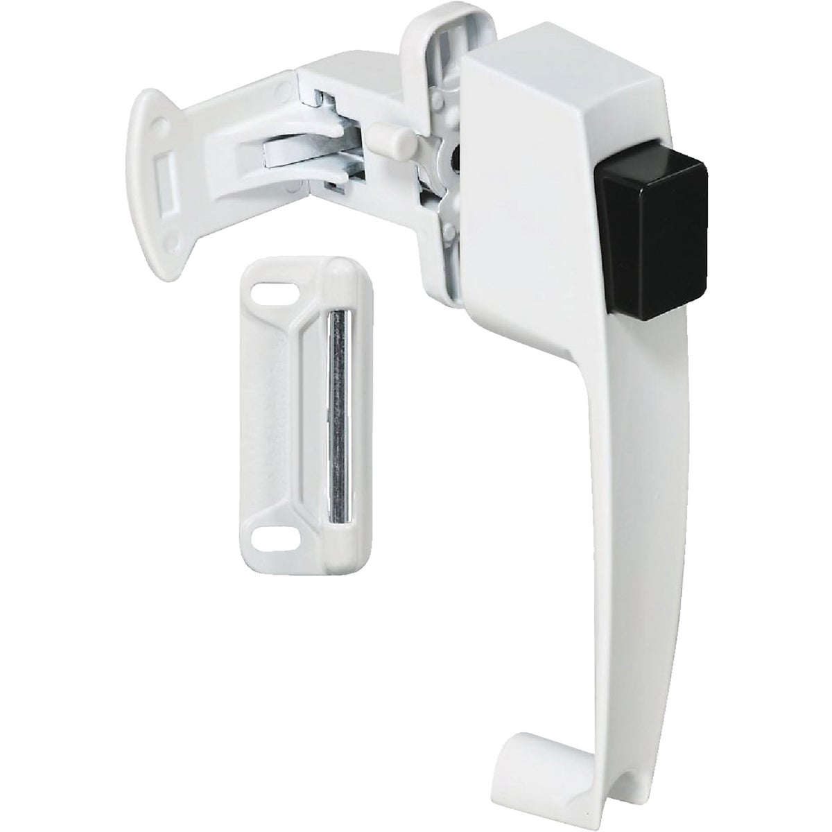 WHITE PUSHBUTTON LATCH - N213074 by National Mfg Co