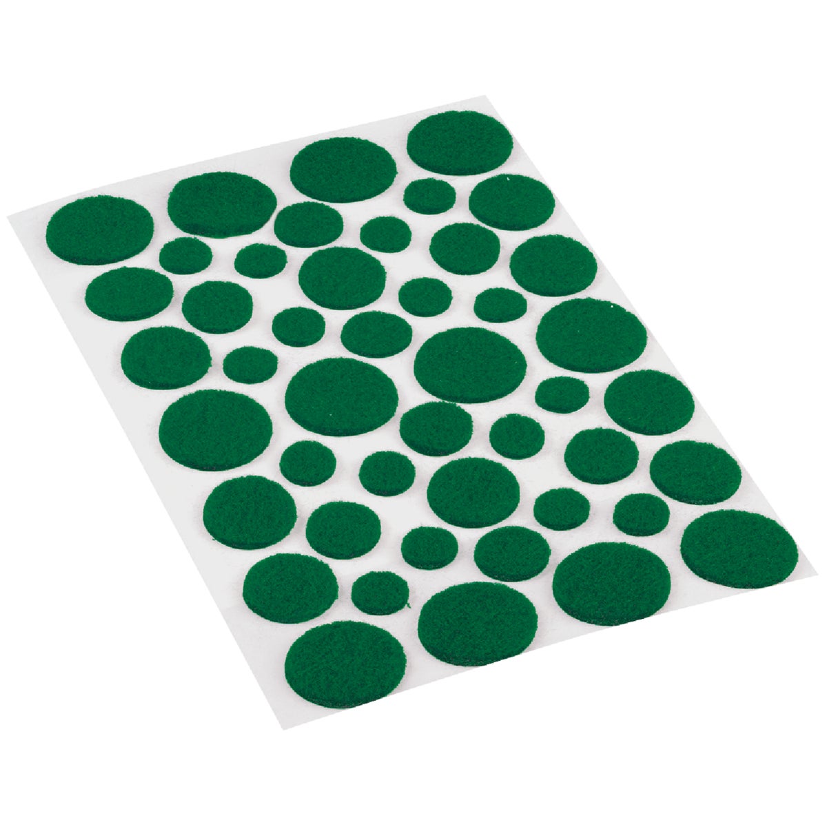 46PC ASST GRN FELT PAD - 232343 by Shepherd Hardware