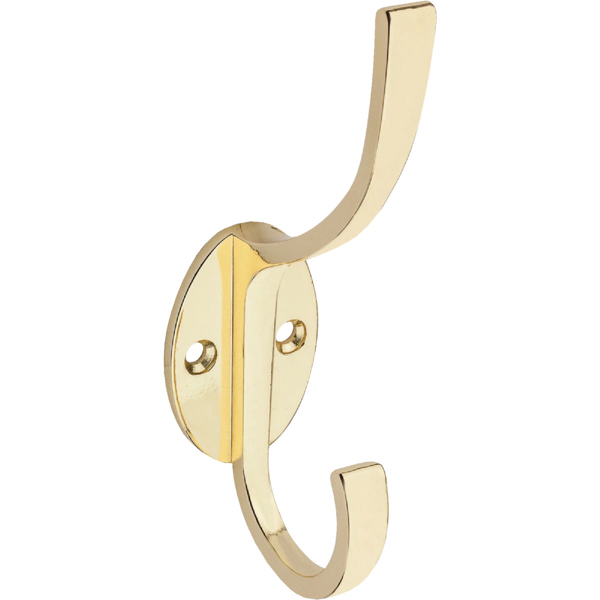 5-1/2" PB COAT/HAT HOOK - N806968 by National Mfg Co