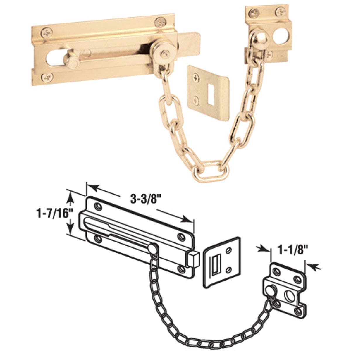 Pb Guard Door Bolt