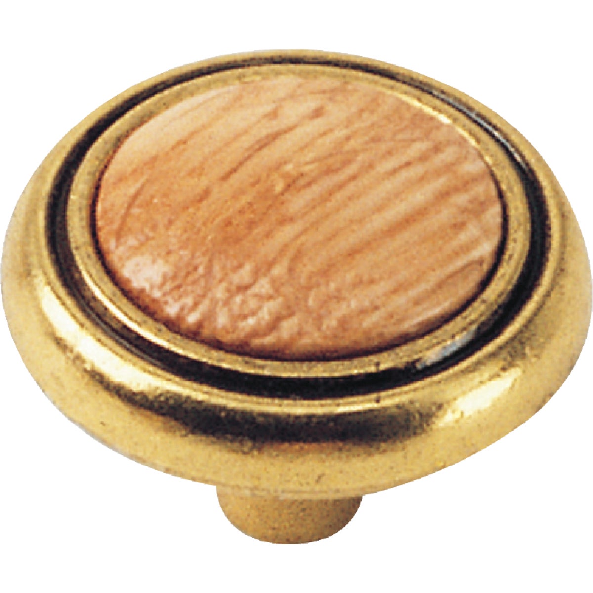 1-1/4 OAK &amp;LT BRASS KNOB - 15436 by Laurey Co