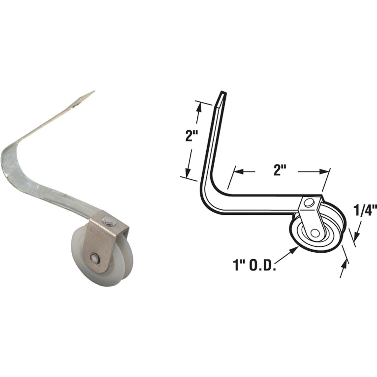 SCREEN DOOR ROLLER - 11597 by Prime Line Products
