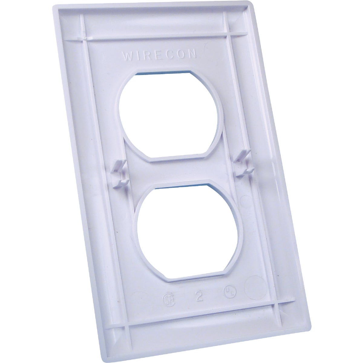 WH RECEPTACLE GANG PLATE - E-163C by U S Hardware