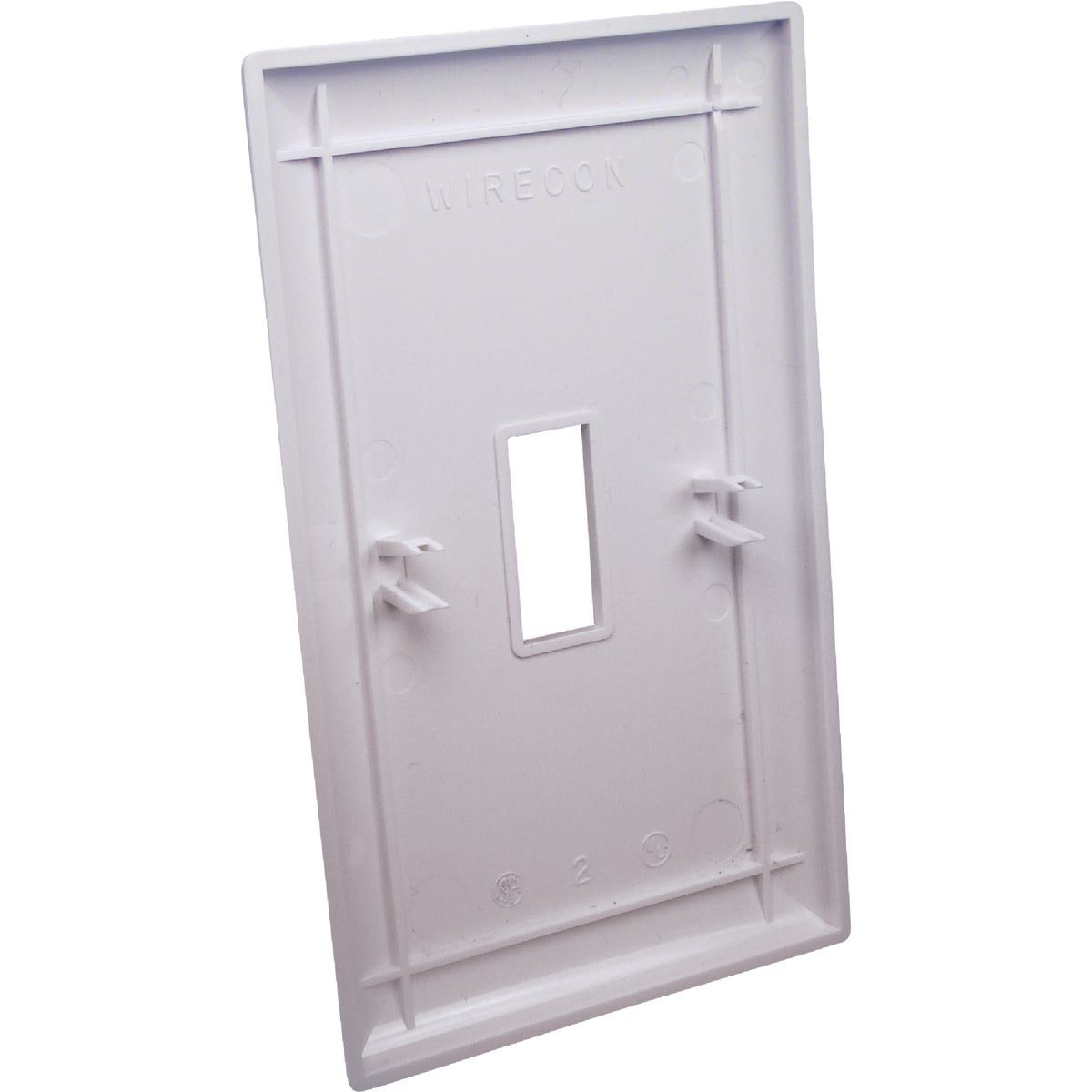 WHT ELEC GANG PLATE - E-161C by U S Hardware