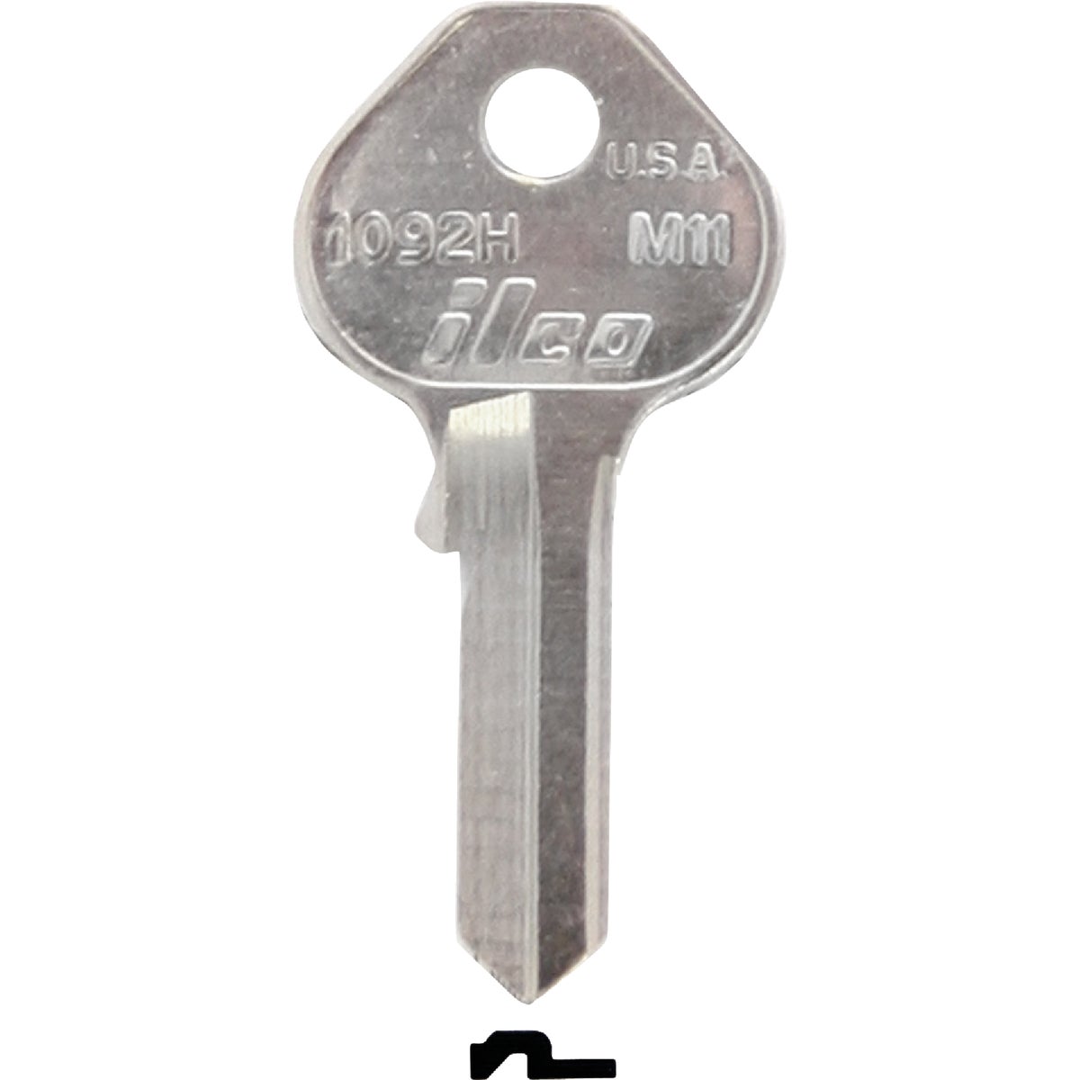 M11 MASTER PADLOCK KEY - 1092H by Ilco Corp
