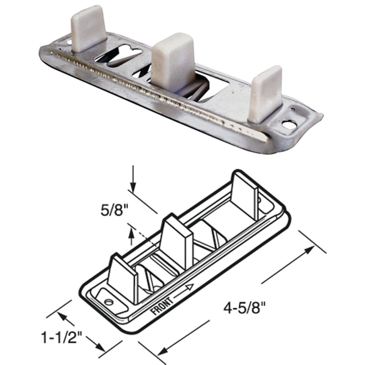 ADJUSTABLE FLOOR GUIDE - 16217 by Prime Line Products