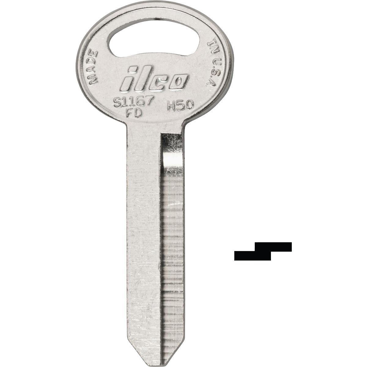 H50 DIB FORD AUTO KEY - S1167FD DIB by Ilco Corp