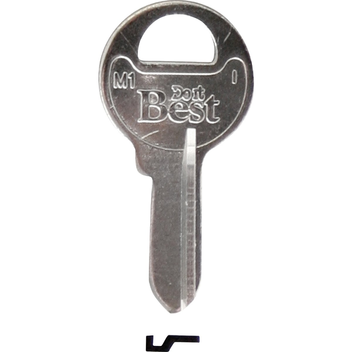 M1 MASTER PADLOCK KEY - 1092 DIB by Ilco Corp