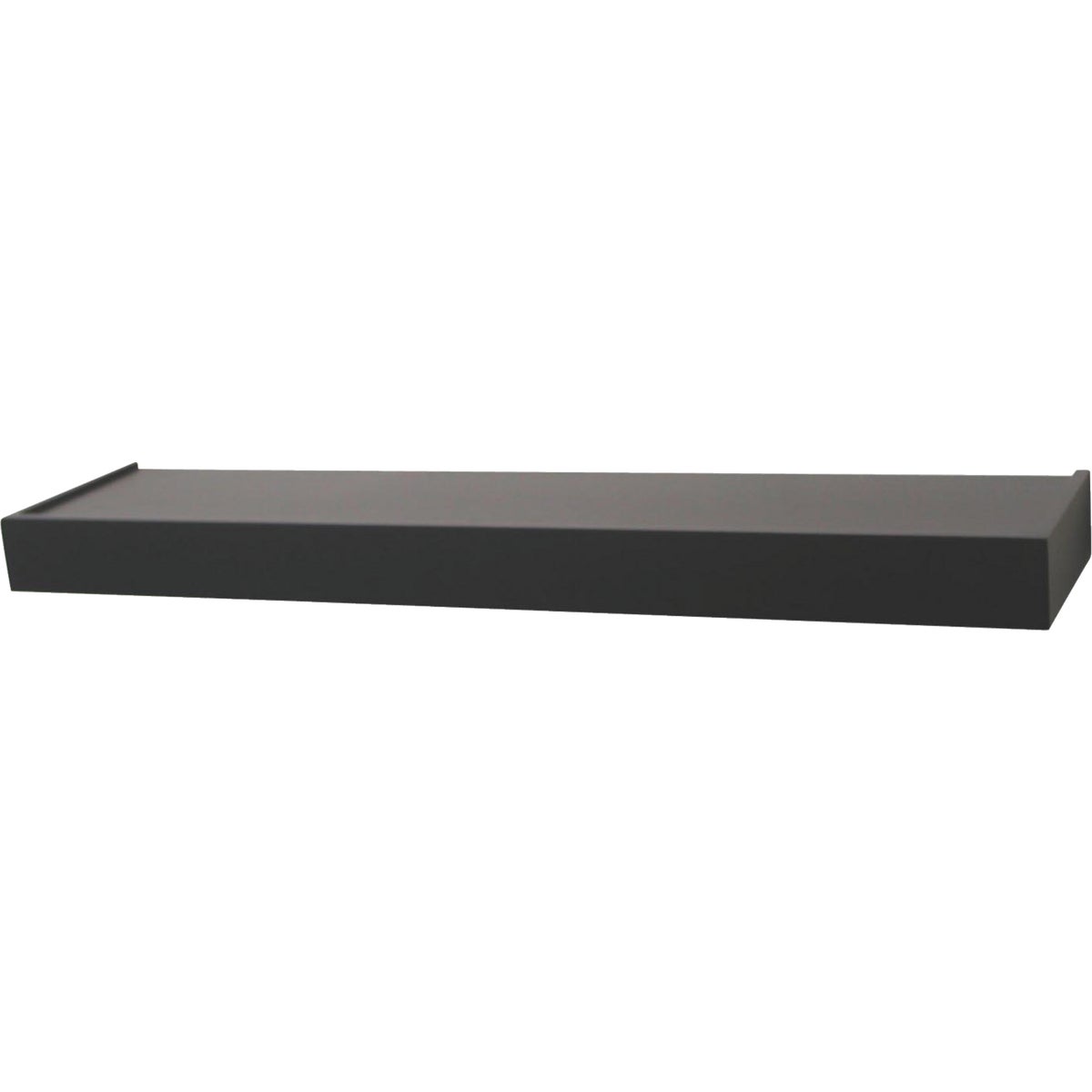 36" BLACK FLOATING SHELF - 0140-36BK by Knape & Vogt Mfg Co