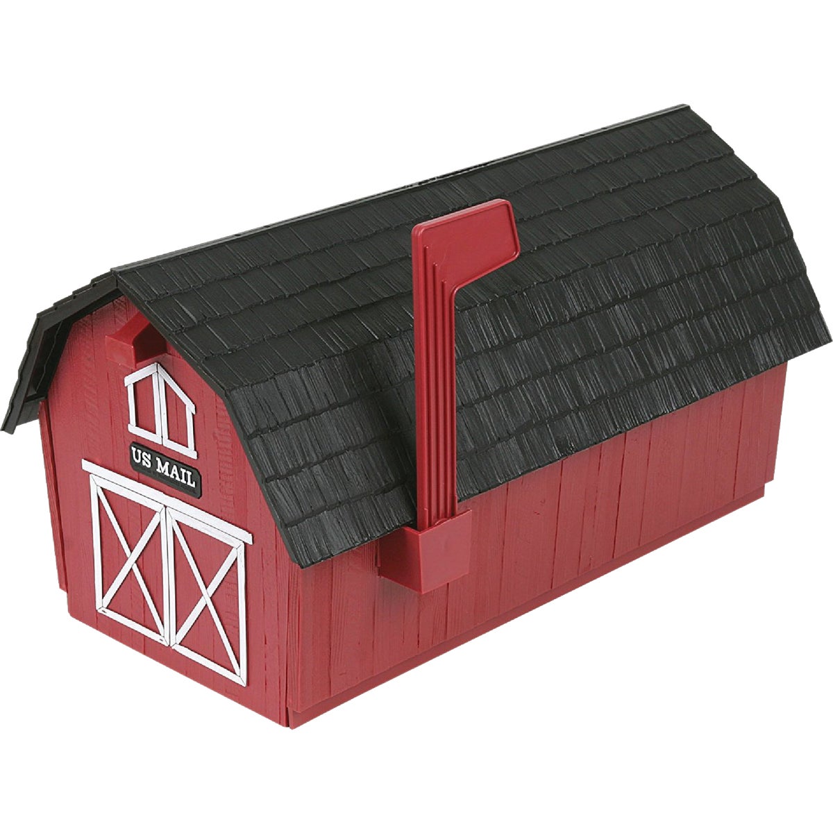 RED BARN POLY MAILBOX - T-1003 by Flambeau Products Co