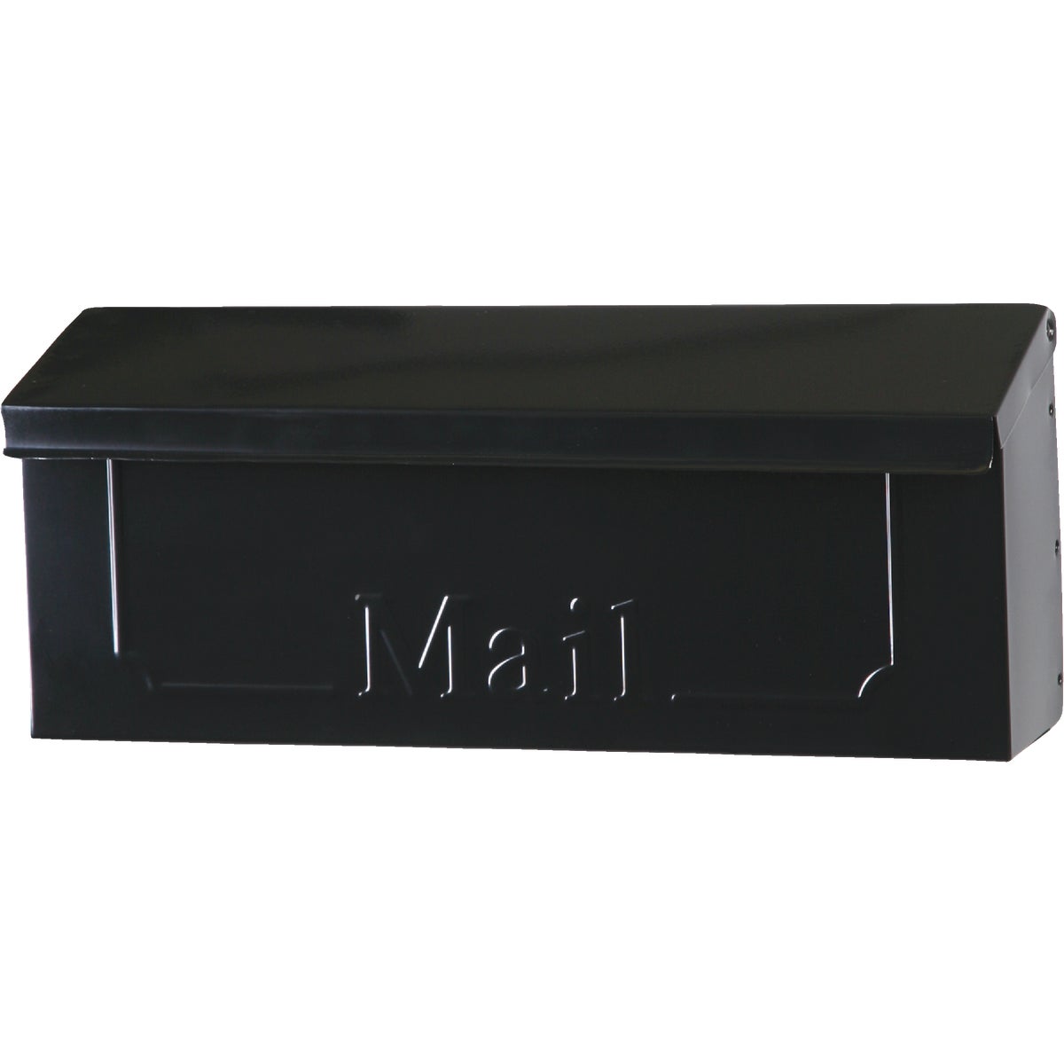 BLK HORIZ WALL MAILBOX - THHB0000 by Solar Group
