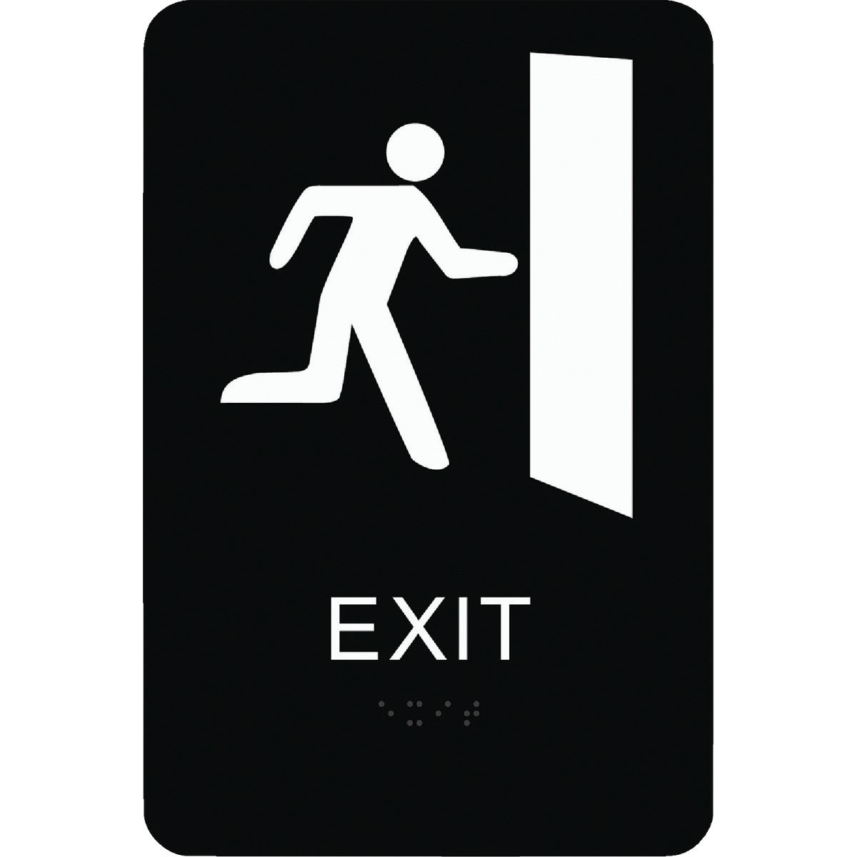 8X11 BRAILLE EXIT SIGN - DB-19 by Hy Ko Prods Co