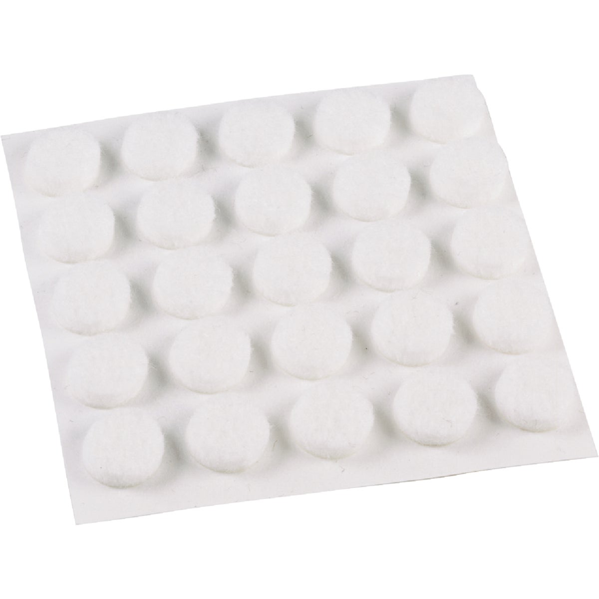 3/8" WHT RND FELT PADS - 239275 by Shepherd Hardware