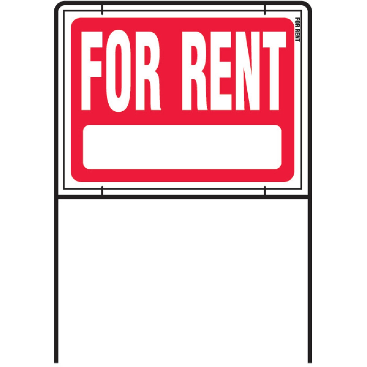 18X24 FOR RENT SIGN - RSF-603 by Hy Ko Prods Co