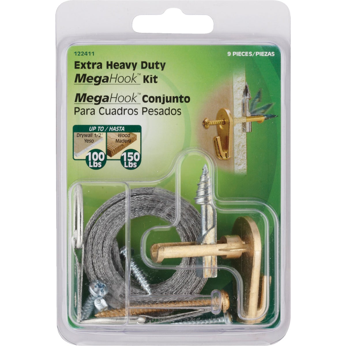 100LB MEGA HANGER KIT - 122411 by Hillman Fastener