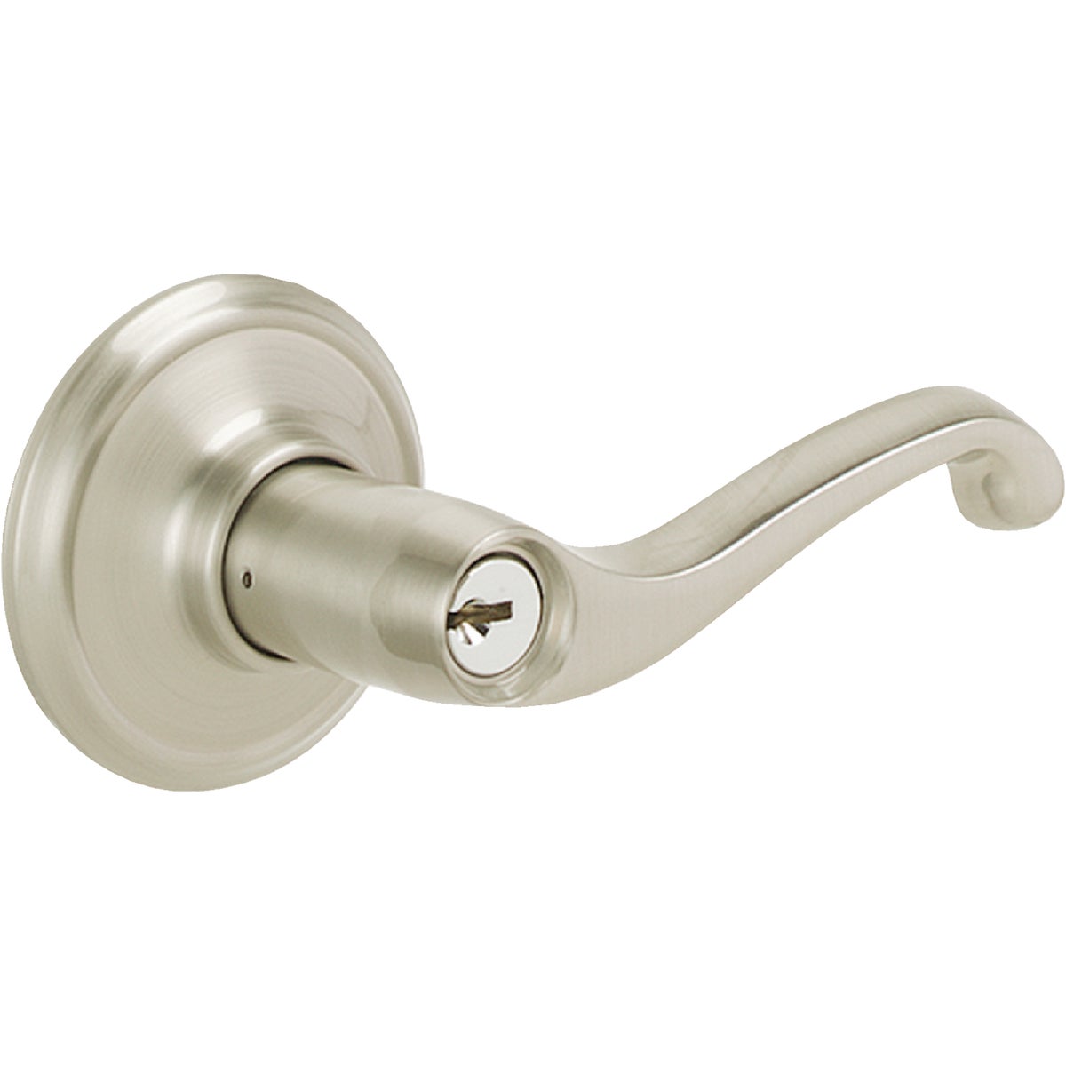 SN FLAIR ENTRY LEVER - F51VFLA619 by Schlage Lock Co