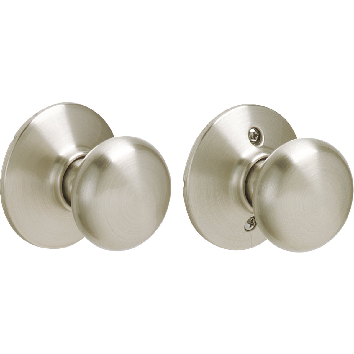 SN PLYMOUTH PASSAGE KNOB - F10VPLY619 by Schlage Lock Co