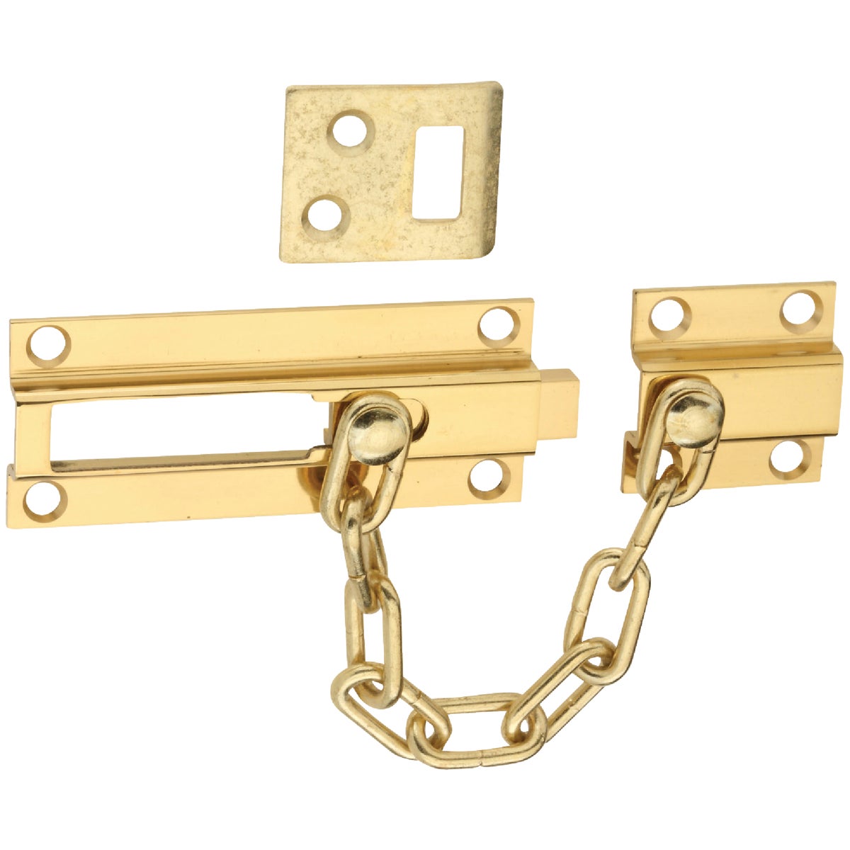 BRASS CHAIN BOLT - N198036 by National Mfg Co