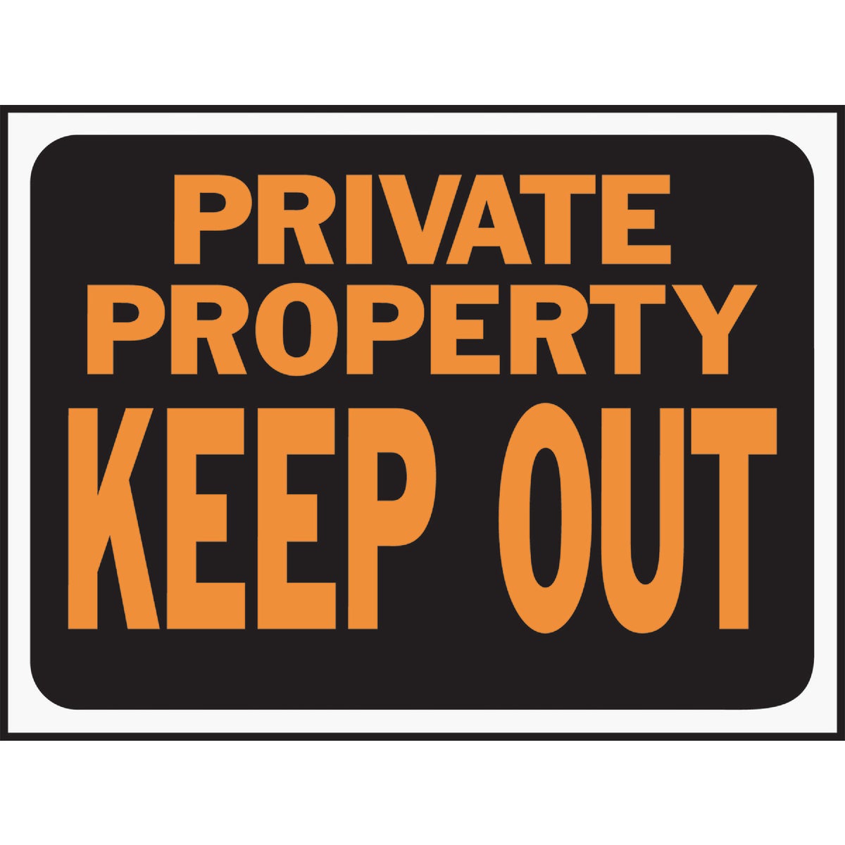 9X12 PVT PROP K/O SIGN - 3016 by Hy Ko Prods Co
