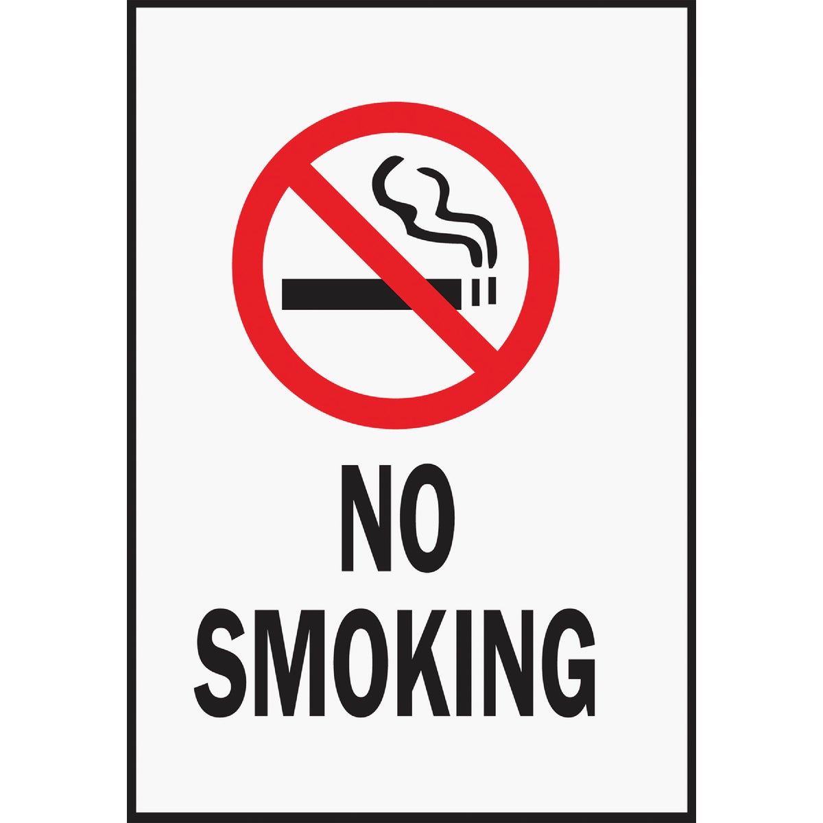 6-3/4X11 NO SMOKING SIGN - HSV-8 by Hy Ko Prods Co