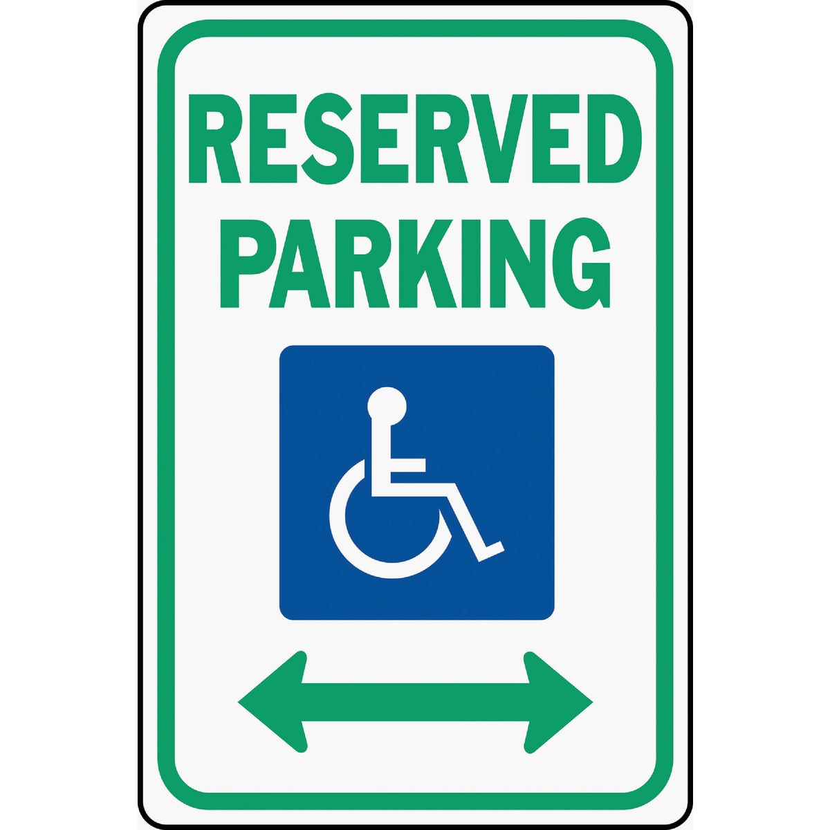 12X18 RESERVED PARK SIGN - HW-32 by Hy Ko Prods Co
