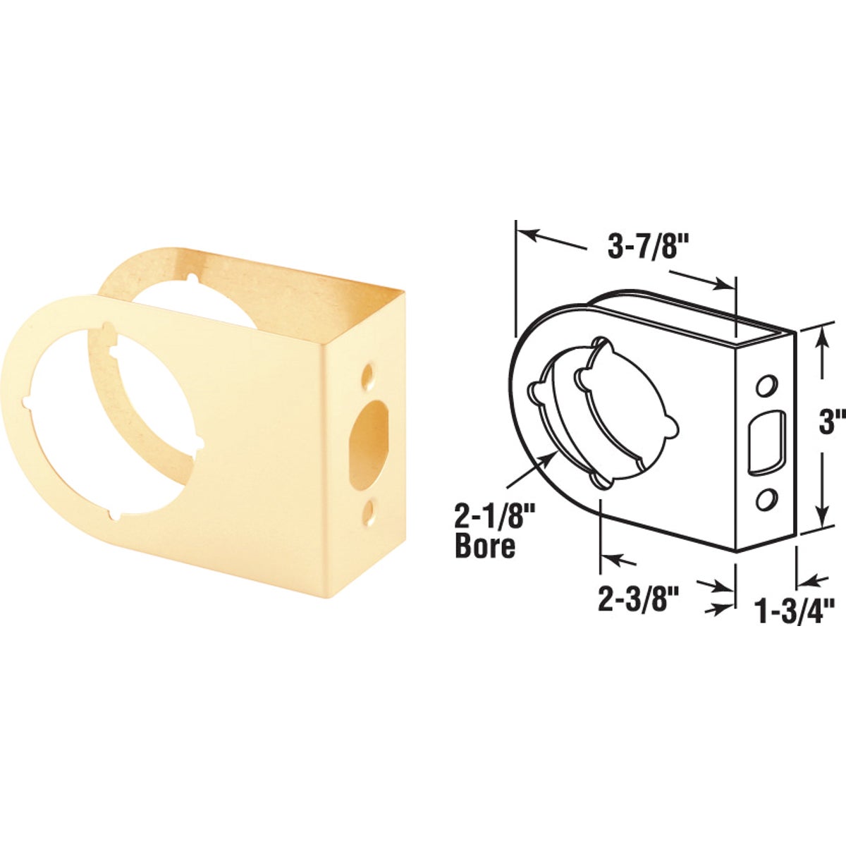 1-3/4 2-3/8 REINFORCER - U 10261 by Prime Line Products