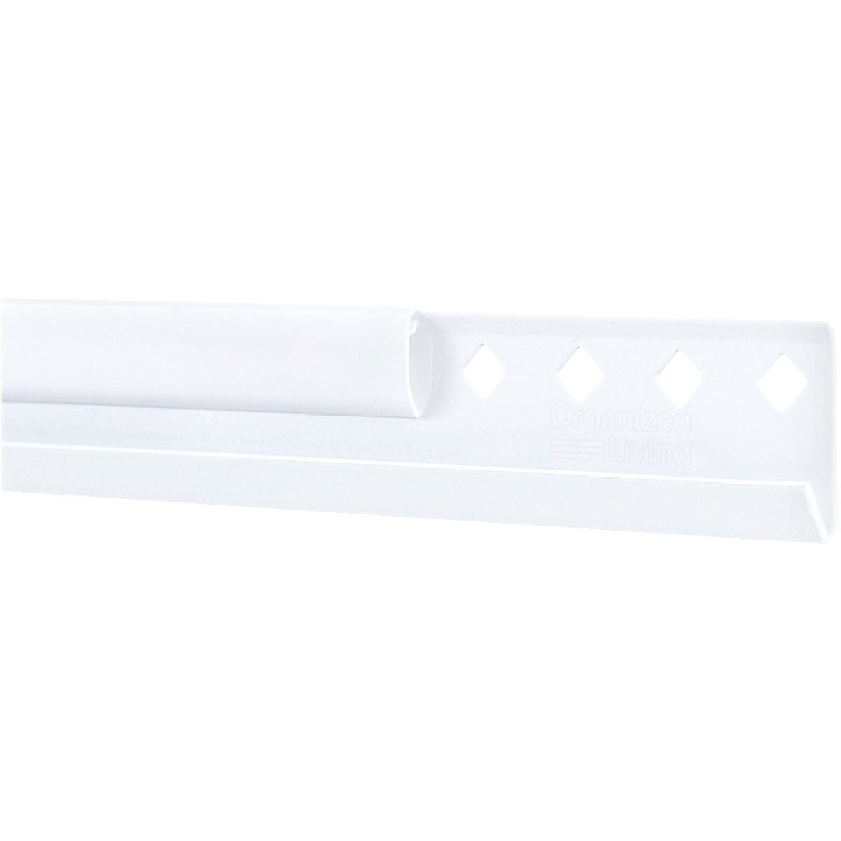 64" WHITE HANGING RAIL - 7913446411 by Schulte Corp