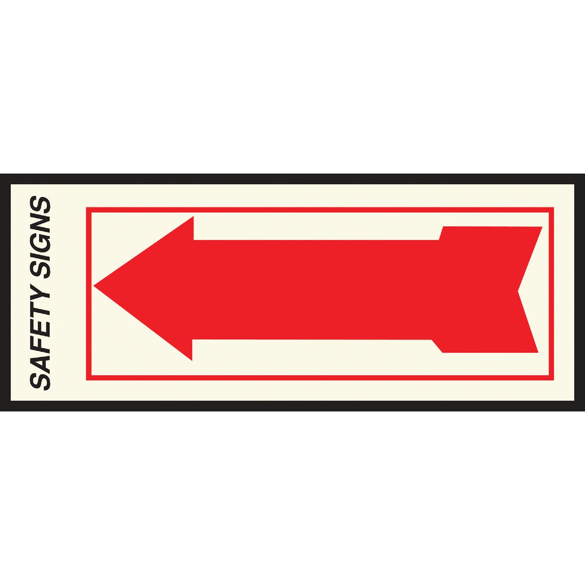 4X10 GLO-N-DR ARROW SIGN - FA-1 by Hy Ko Prods Co