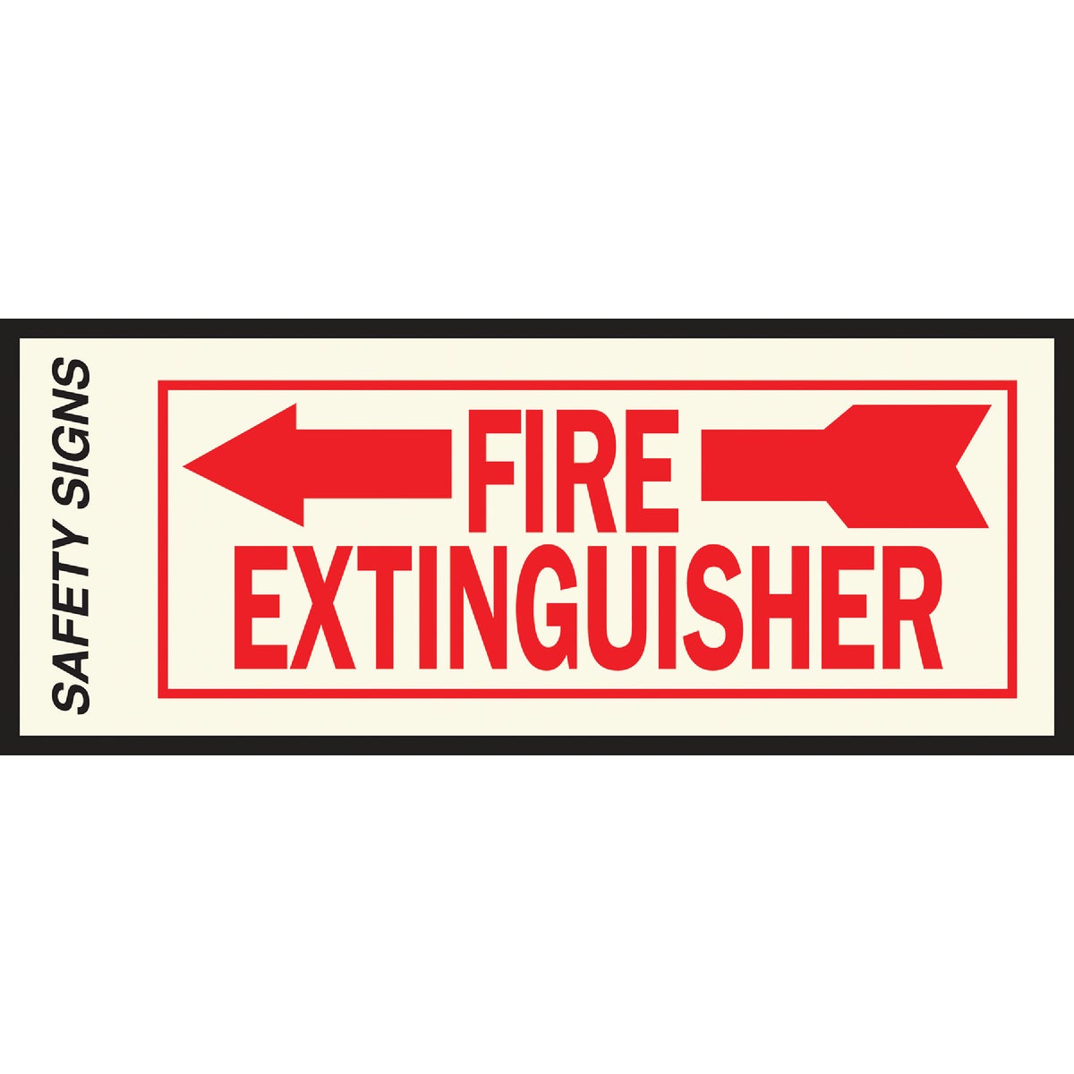 4X10 FIRE EXT LEFT SIGN - FE-2L by Hy Ko Prods Co