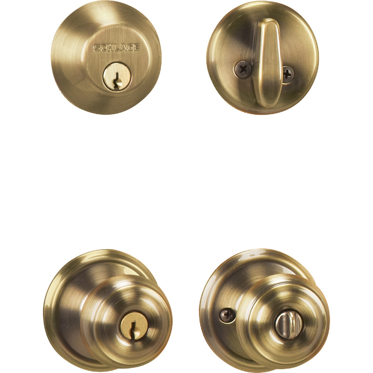 Ab Georgian Combo Lock