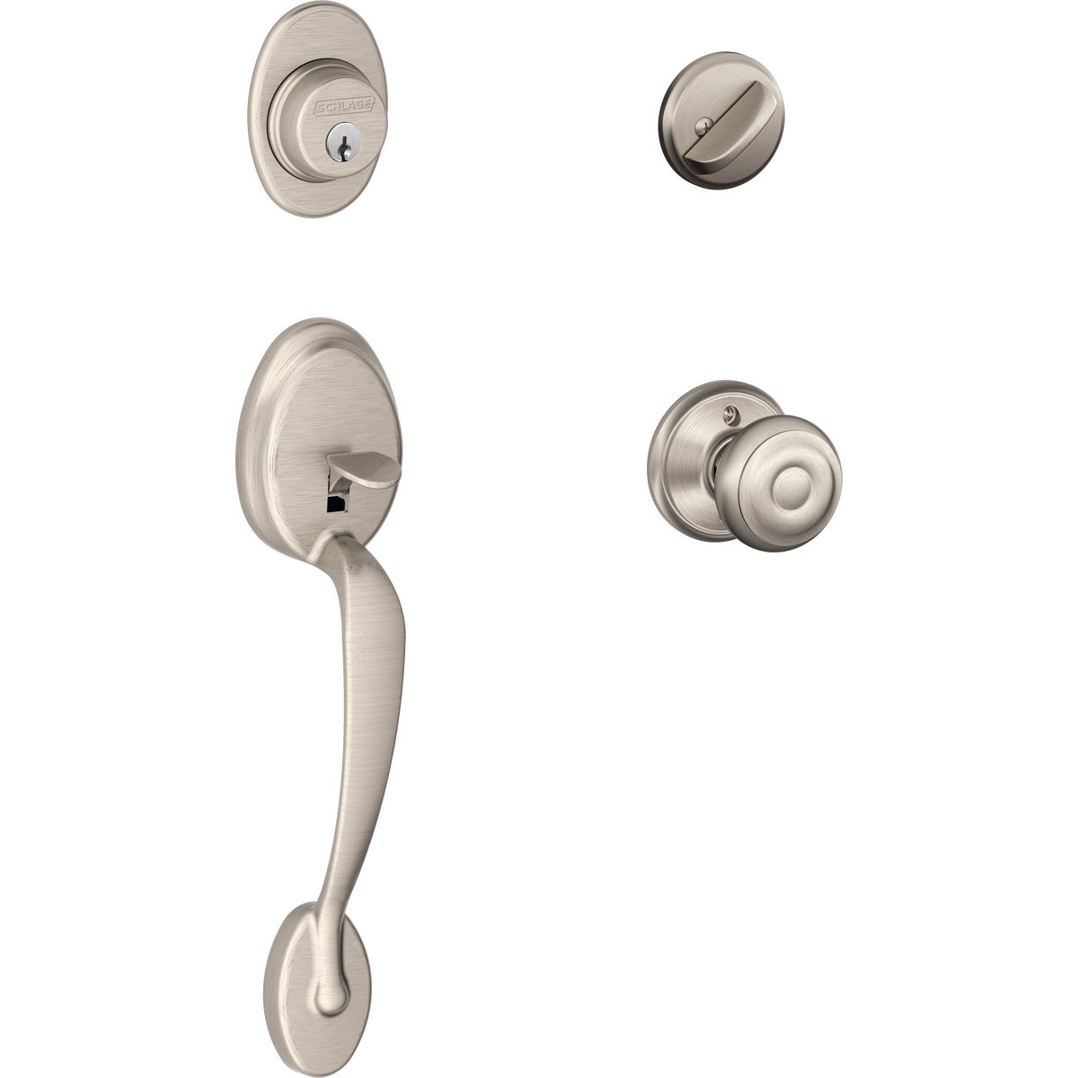 SN PLYMOUTH HANDLESET - F60VPLYXGEO619 by Schlage Lock Co