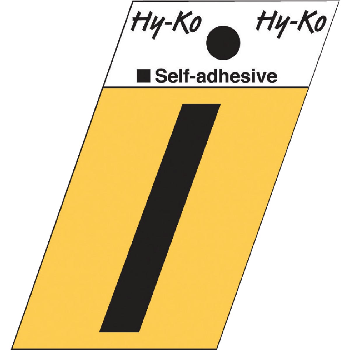 1-1/2"GOLD ALUM LETTER I - GR-10/I by Hy Ko Prods Co
