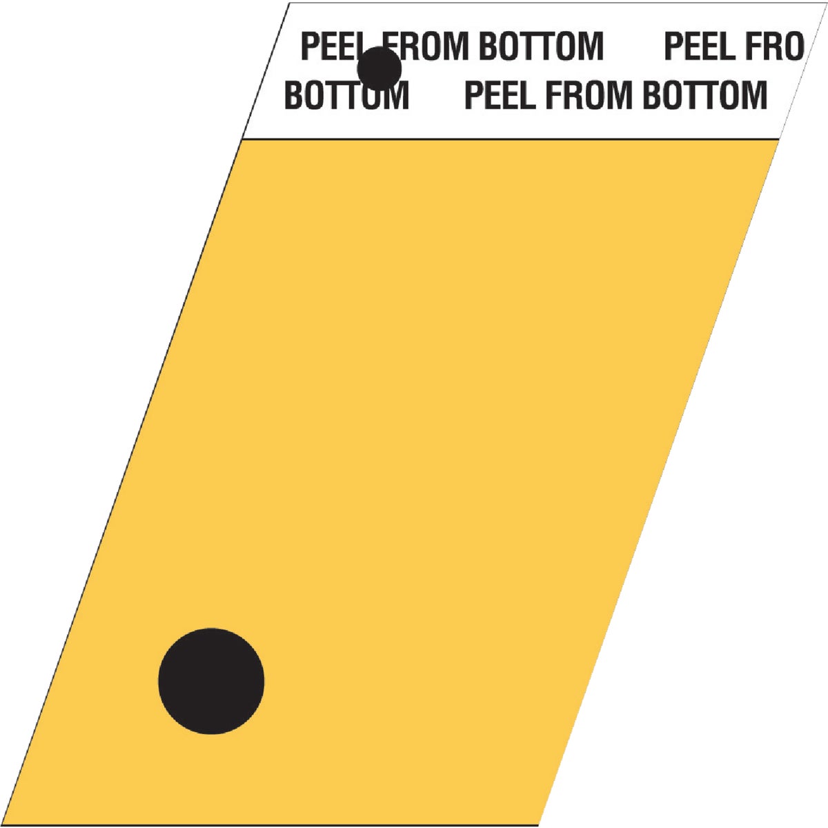 1-1/2" GOLD ALUM PERIOD - GR-10/PERIOD by Hy Ko Prods Co